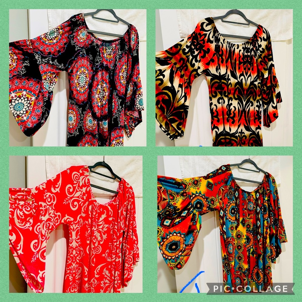 Boutique Tunics - 4 Piece Bundle